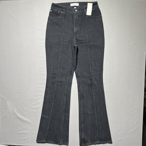 Abercrombie & Fitch Jeans Womens 27 Long High Rise Curve Love Flare Dark Wash